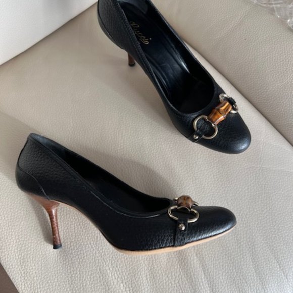 Gucci Horse Bit stacked heel pumps excellent condition - Picture 2 of 5